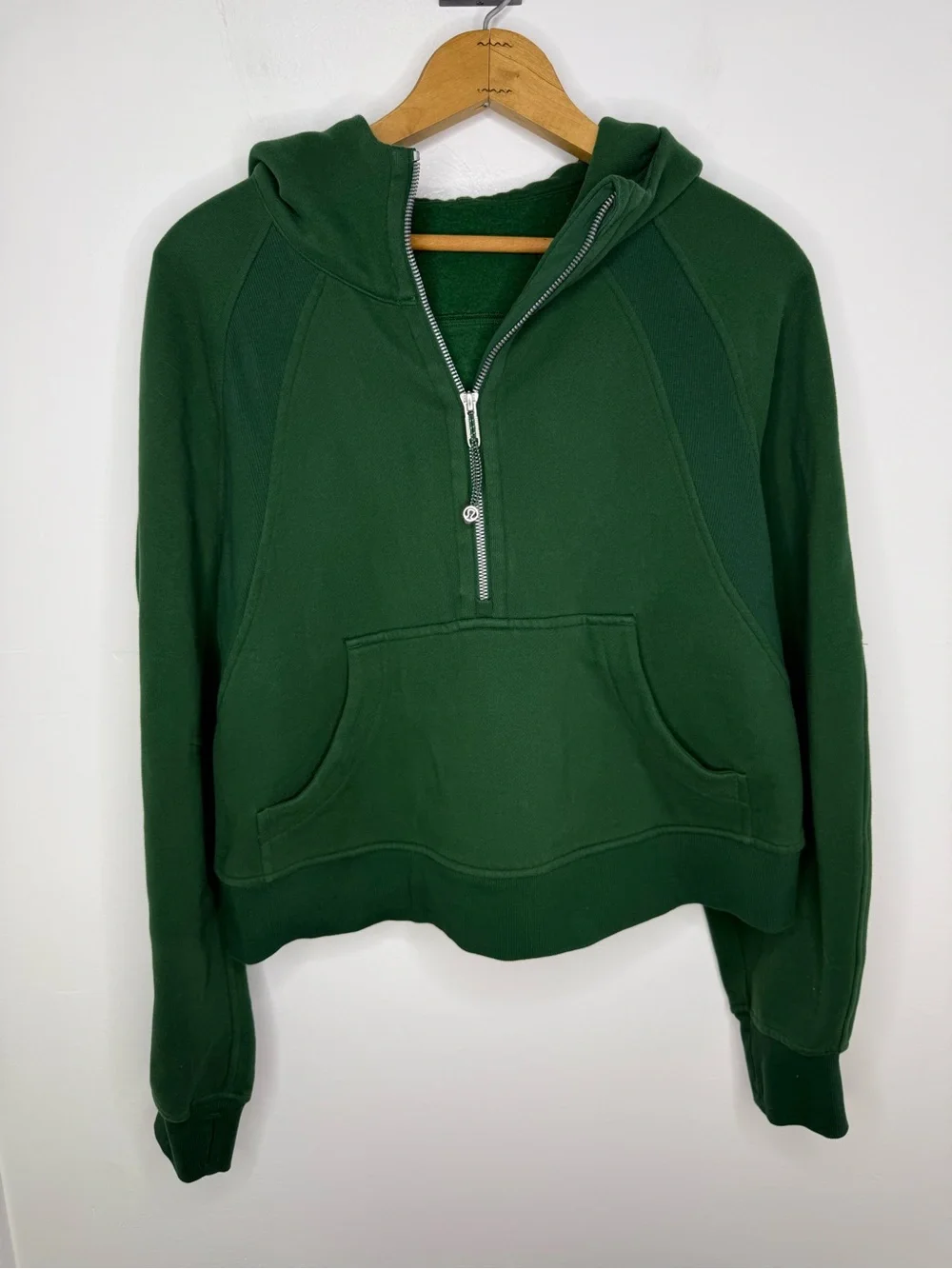 LULULEMON Everglade Green Scuba Oversized Half Zip Hoodie